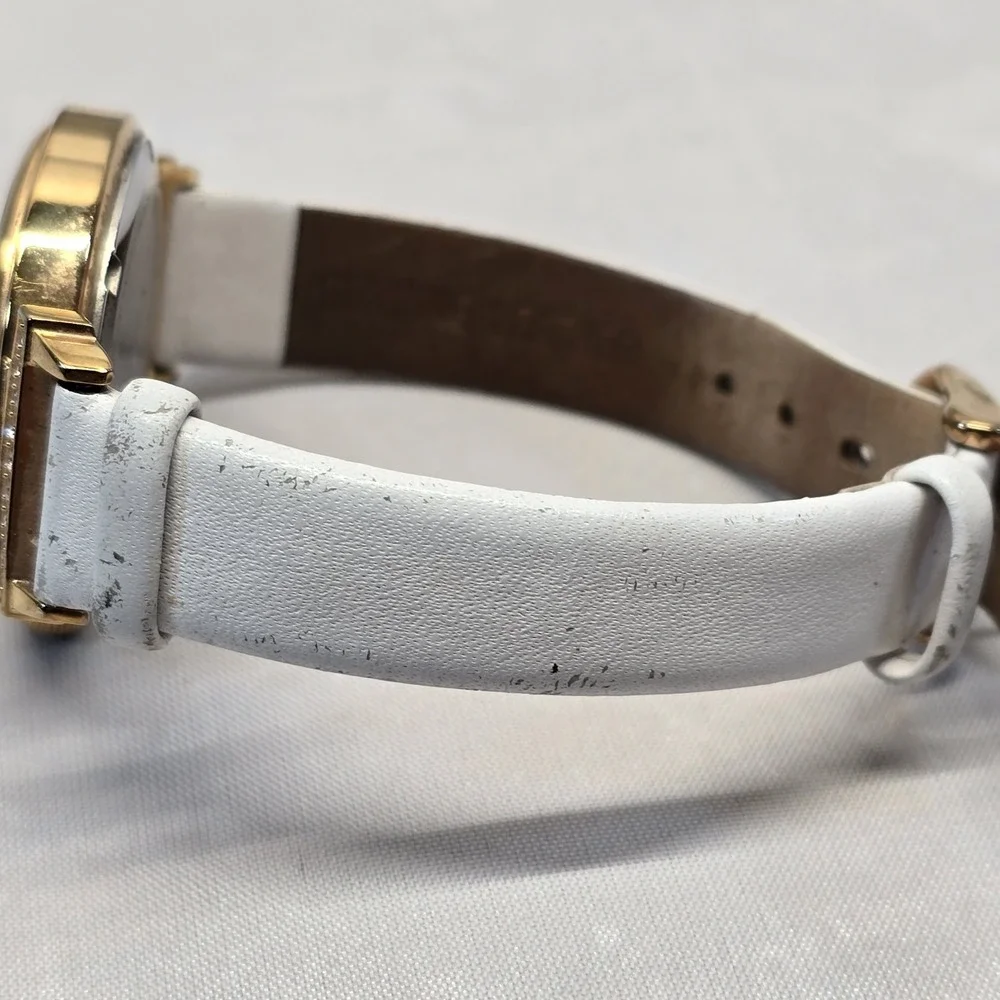 Bertha Jasmine White Leather‎ Rose Gold Women's Watch BR9605